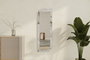 Hanah Home Espejo flotal-e 40x120x2.2 cm Éfeso y Mármol MDF Montaje Pared Ecológico